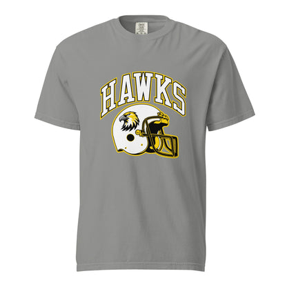 Signature | Comfort Colors T-Shirt | Cardinal Ohara Hawks | Football Helmet Logo