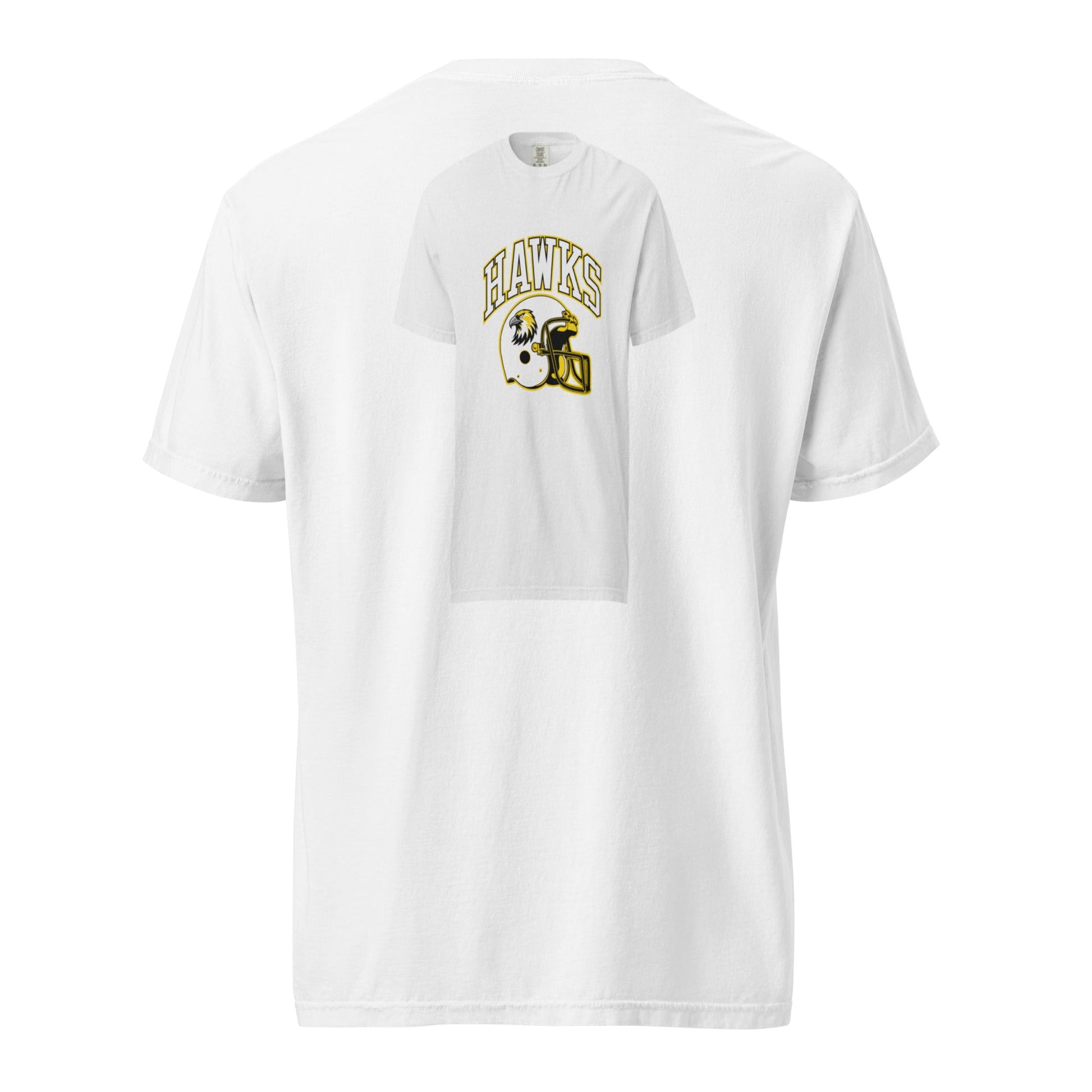 Signature | Comfort Colors T-Shirt | Cardinal Ohara Hawks | Football Helmet Logo