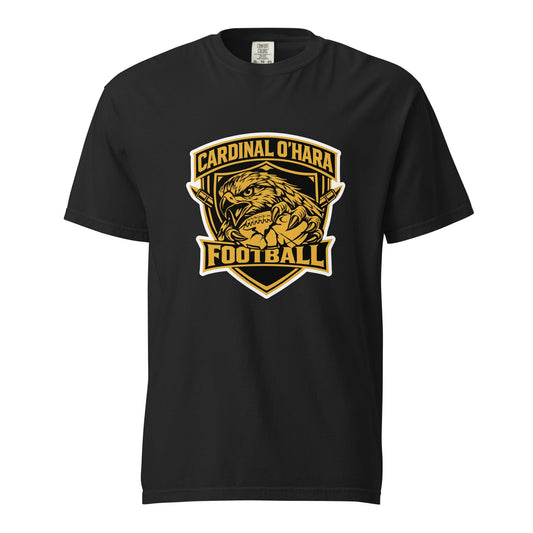 Signature | Comfort Colors T-Shirt | Cardinal Ohara Hawks | Shield Logo