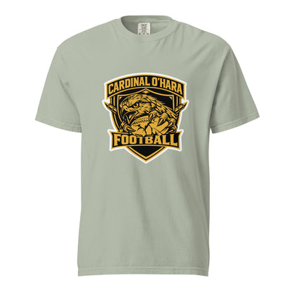 Signature | Comfort Colors T-Shirt | Cardinal Ohara Hawks | Shield Logo