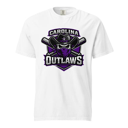 Signature | Comfort Colors T-Shirt | Carolina Outlaws Baseball | Shield Logo