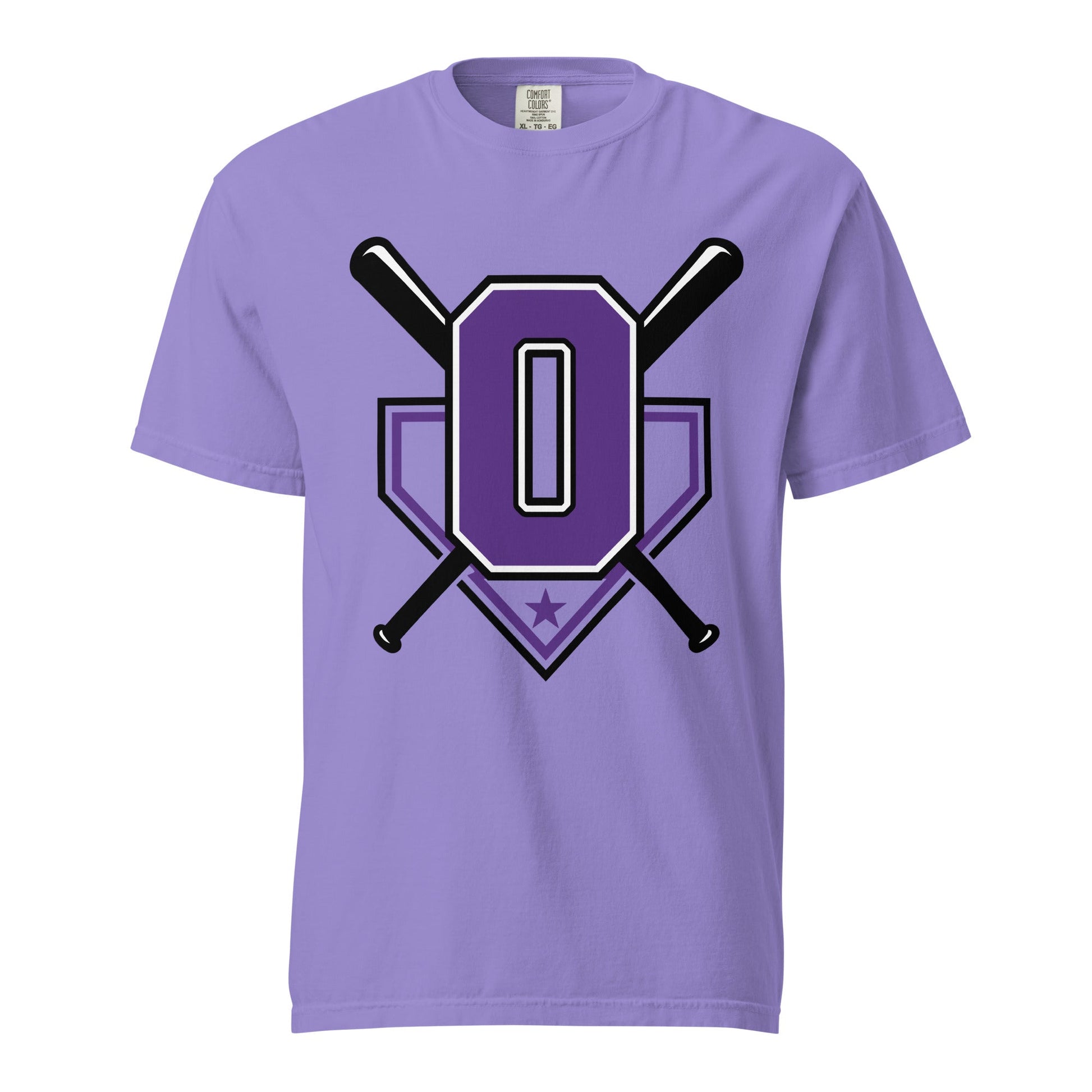 Signature | Comfort Colors T-Shirt | Carolina Outlaws Baseball | Vanguard Logo
