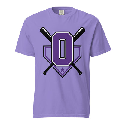 Signature | Comfort Colors T-Shirt | Carolina Outlaws Baseball | Vanguard Logo