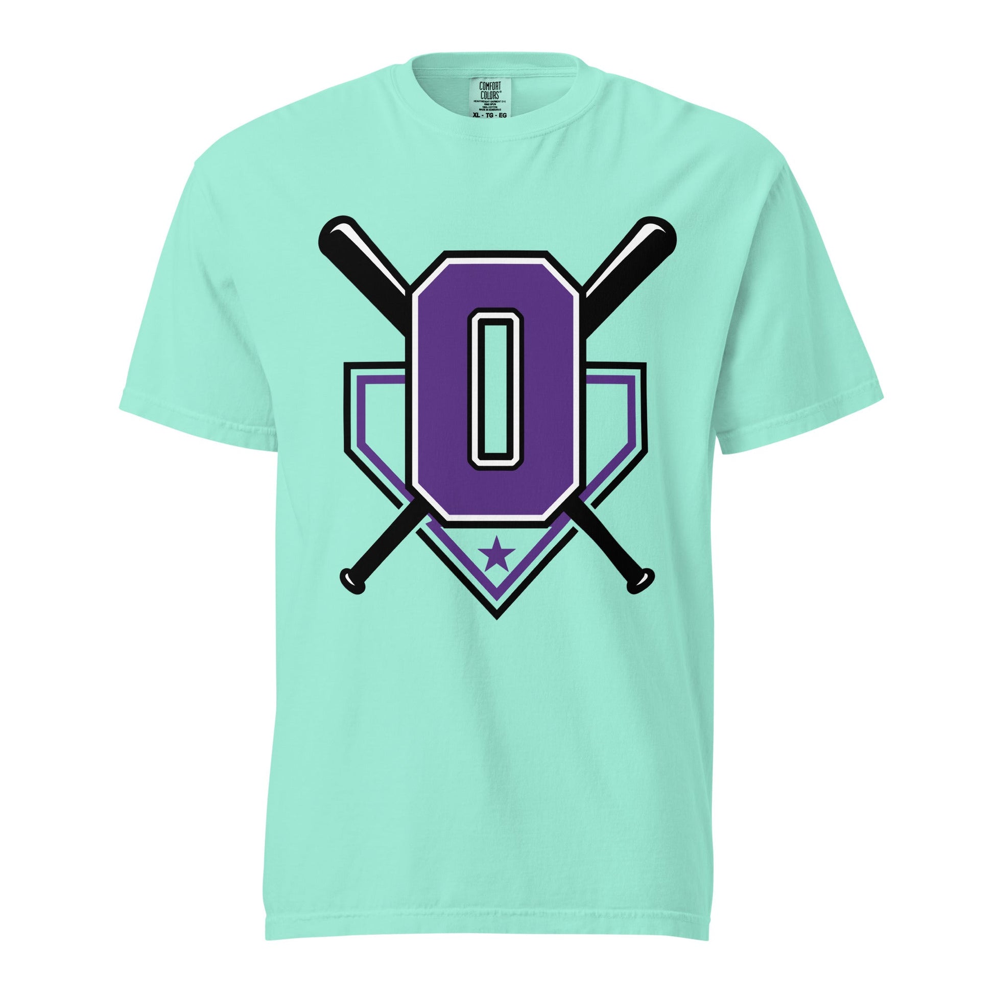 Signature | Comfort Colors T-Shirt | Carolina Outlaws Baseball | Vanguard Logo
