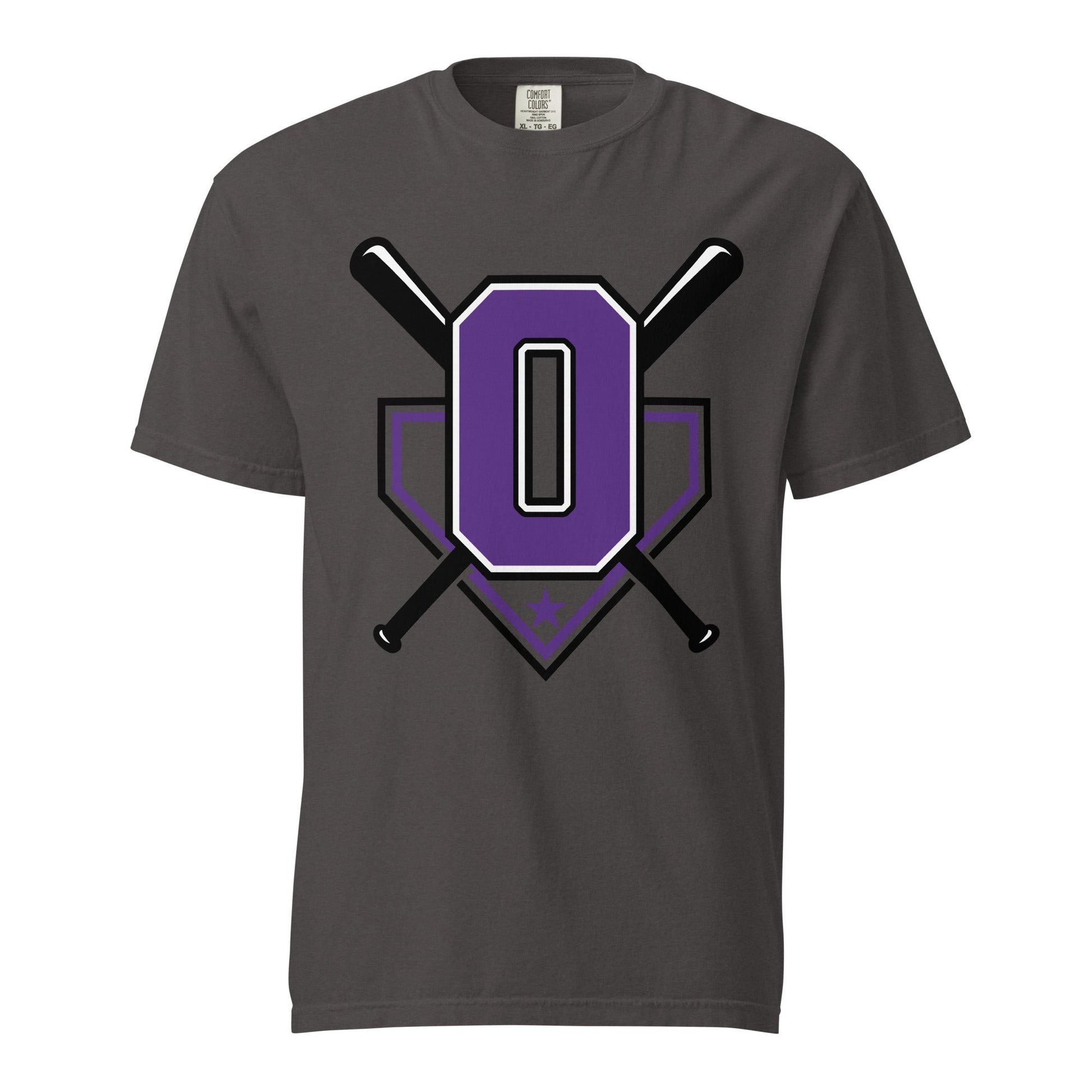 Signature | Comfort Colors T-Shirt | Carolina Outlaws Baseball | Vanguard Logo