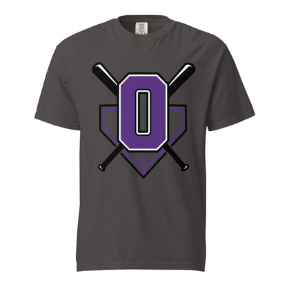 Signature | Comfort Colors T-Shirt | Carolina Outlaws Baseball | Vanguard Logo