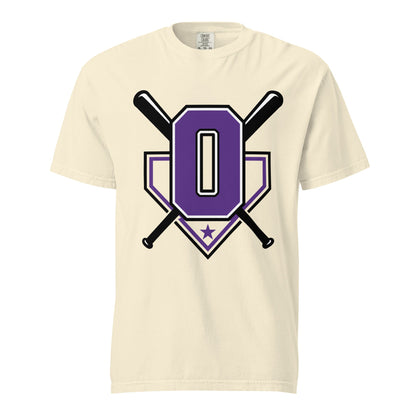 Signature | Comfort Colors T-Shirt | Carolina Outlaws Baseball | Vanguard Logo