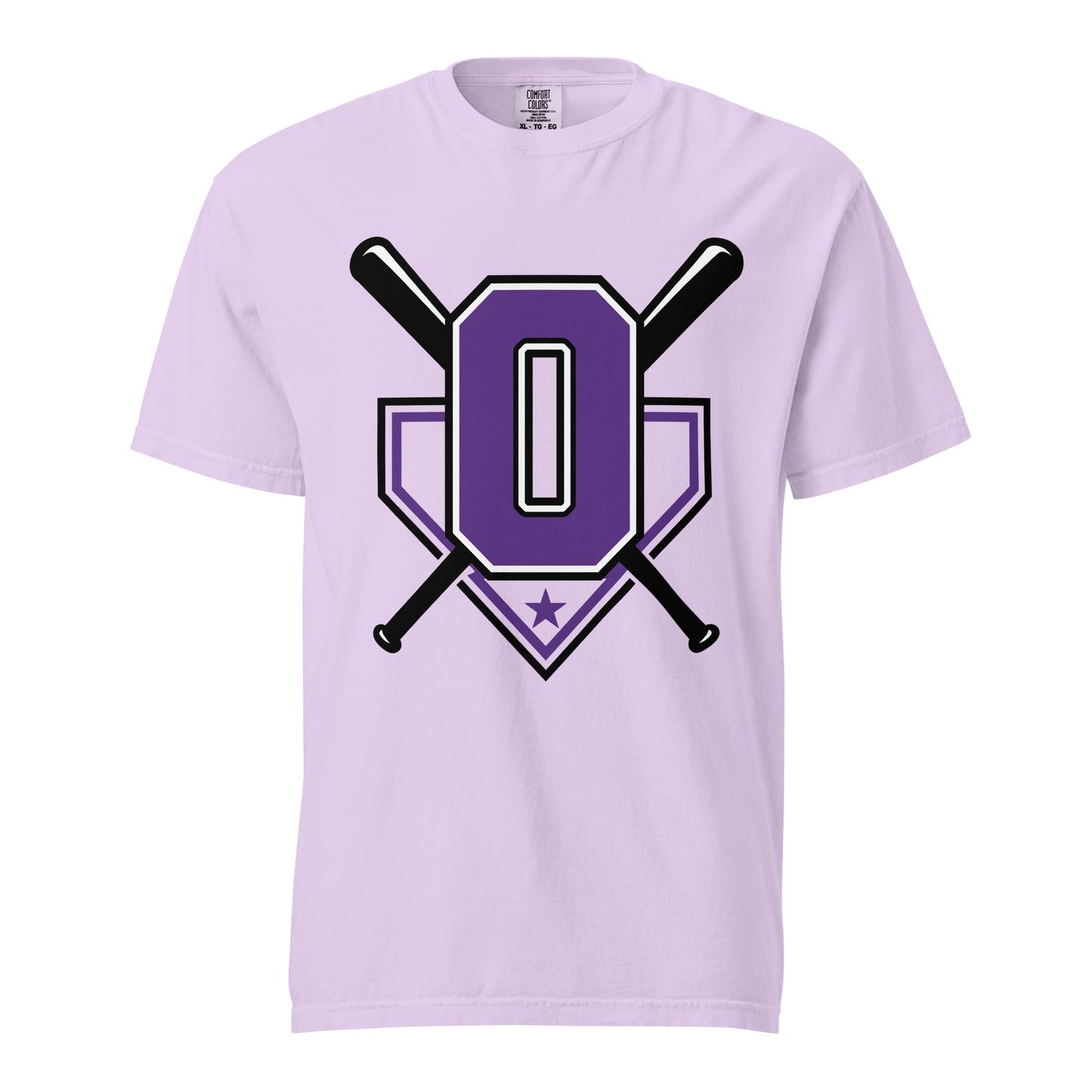 Signature | Comfort Colors T-Shirt | Carolina Outlaws Baseball | Vanguard Logo