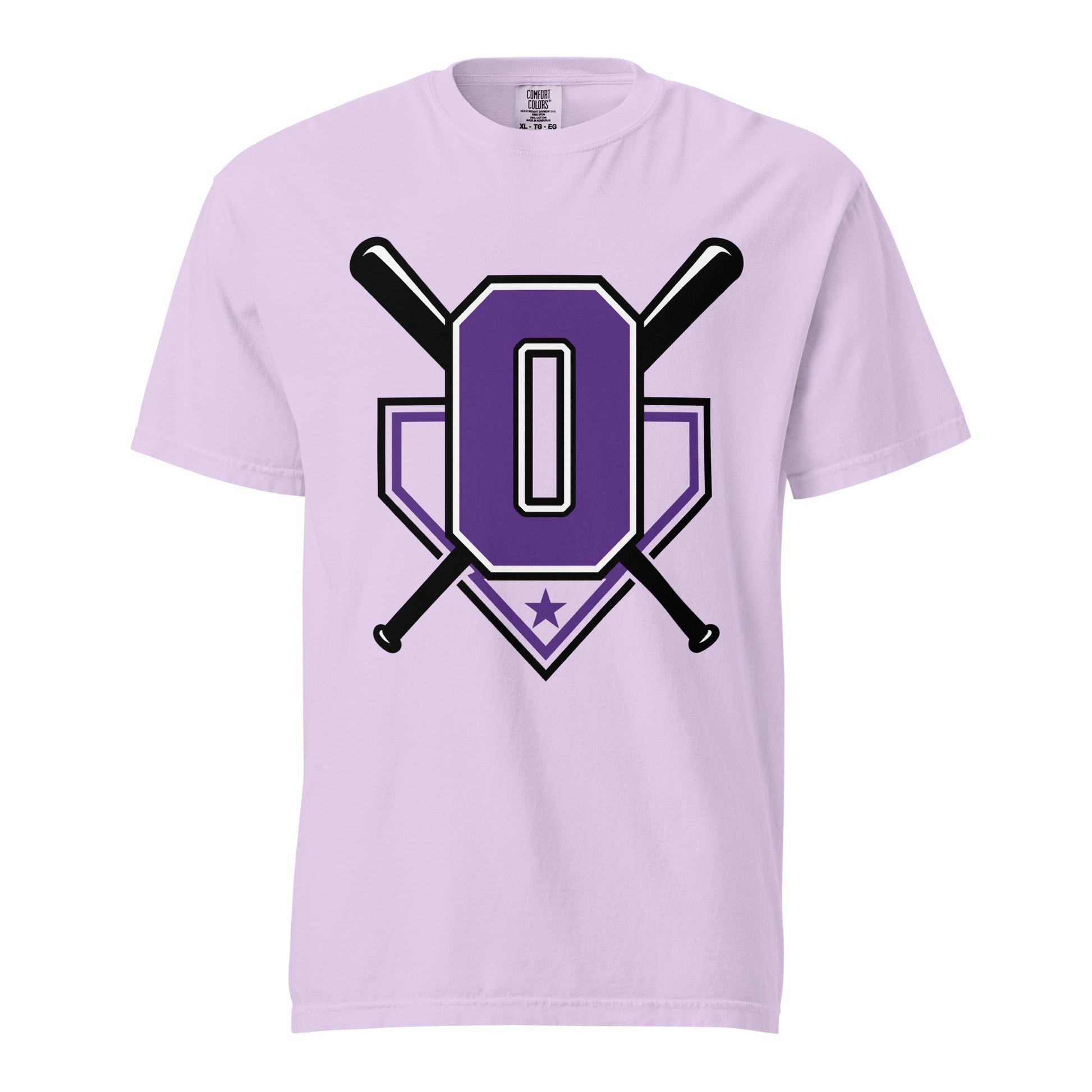 Signature | Comfort Colors T-Shirt | Carolina Outlaws Baseball | Vanguard Logo