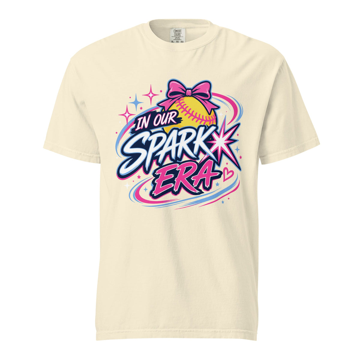 Signature | Comfort Colors T-Shirt | Carolina Sparkx | Athletics Logo