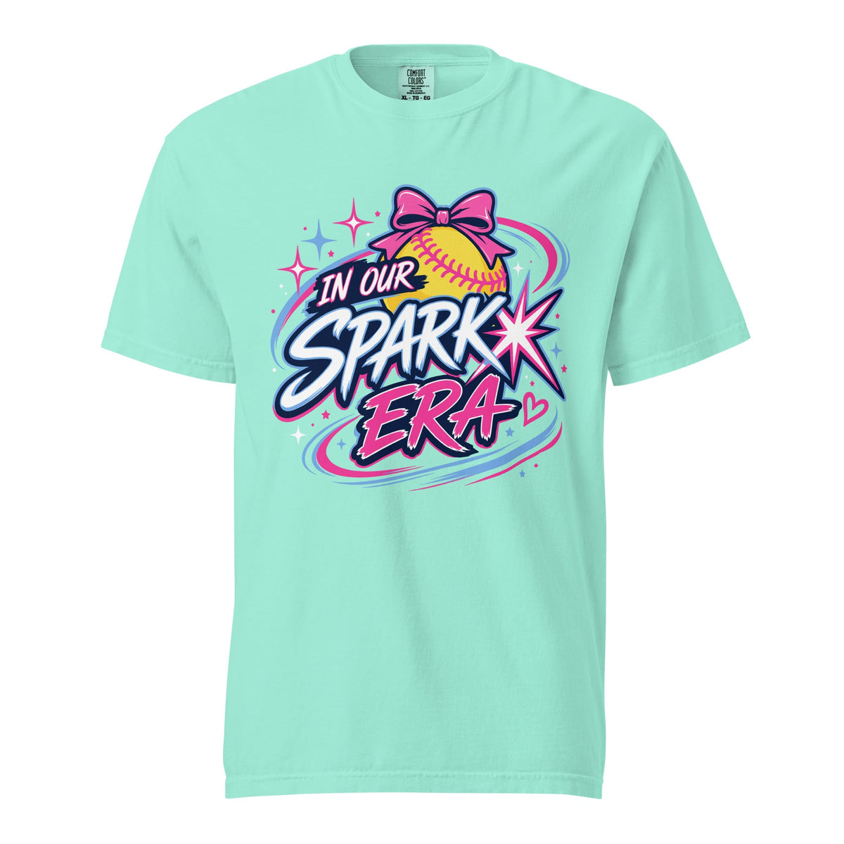 Signature | Comfort Colors T-Shirt | Carolina Sparkx | Athletics Logo