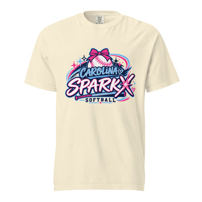 Signature | Comfort Colors T-Shirt | Carolina Sparkx | Crest Logo