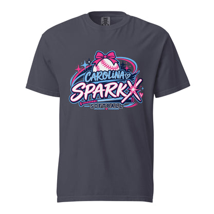 Signature | Comfort Colors T-Shirt | Carolina Sparkx | Crest Logo