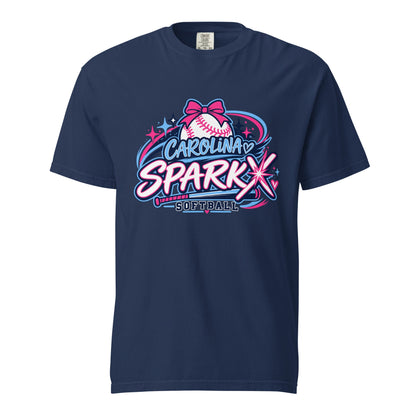 Signature | Comfort Colors T-Shirt | Carolina Sparkx | Crest Logo