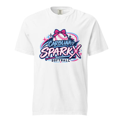 Signature | Comfort Colors T-Shirt | Carolina Sparkx | Crest Logo