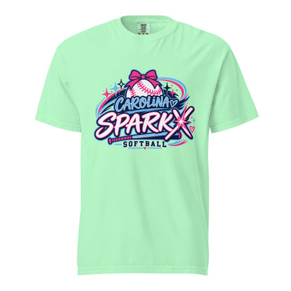 Signature | Comfort Colors T-Shirt | Carolina Sparkx | Crest Logo