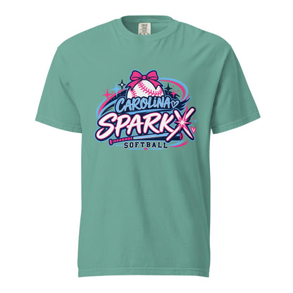 Signature | Comfort Colors T-Shirt | Carolina Sparkx | Crest Logo