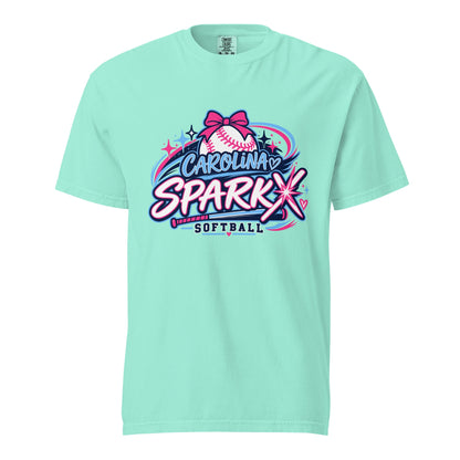 Signature | Comfort Colors T-Shirt | Carolina Sparkx | Crest Logo