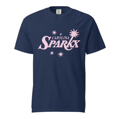Signature | Comfort Colors T-Shirt | Carolina Sparkx | Modern Script Logo