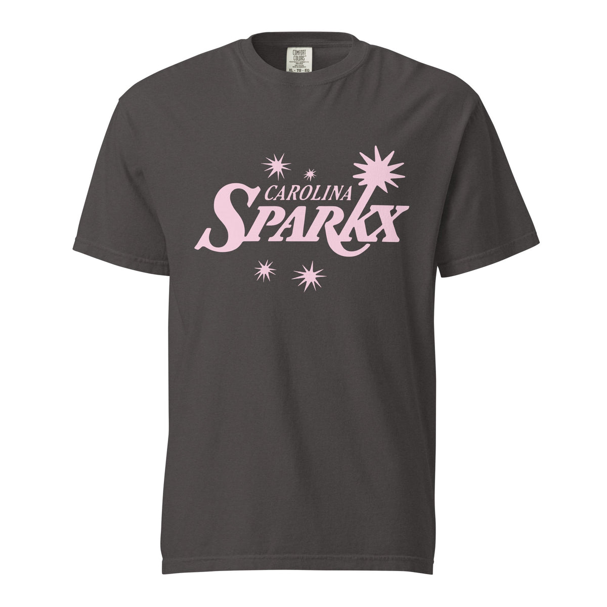 Signature | Comfort Colors T-Shirt | Carolina Sparkx | Modern Script Logo