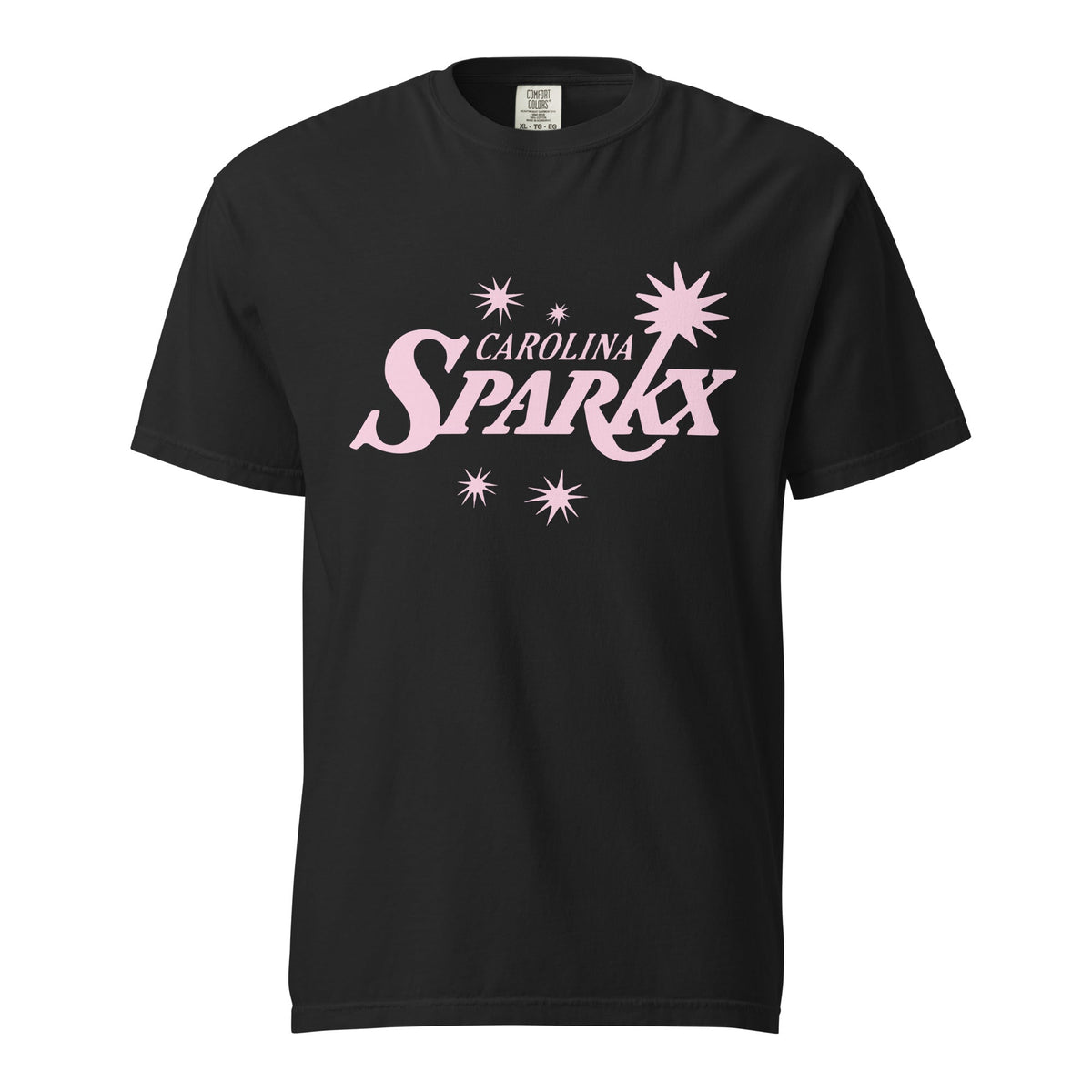 Signature | Comfort Colors T-Shirt | Carolina Sparkx | Modern Script Logo