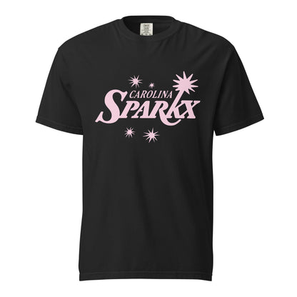 Signature | Comfort Colors T-Shirt | Carolina Sparkx | Modern Script Logo