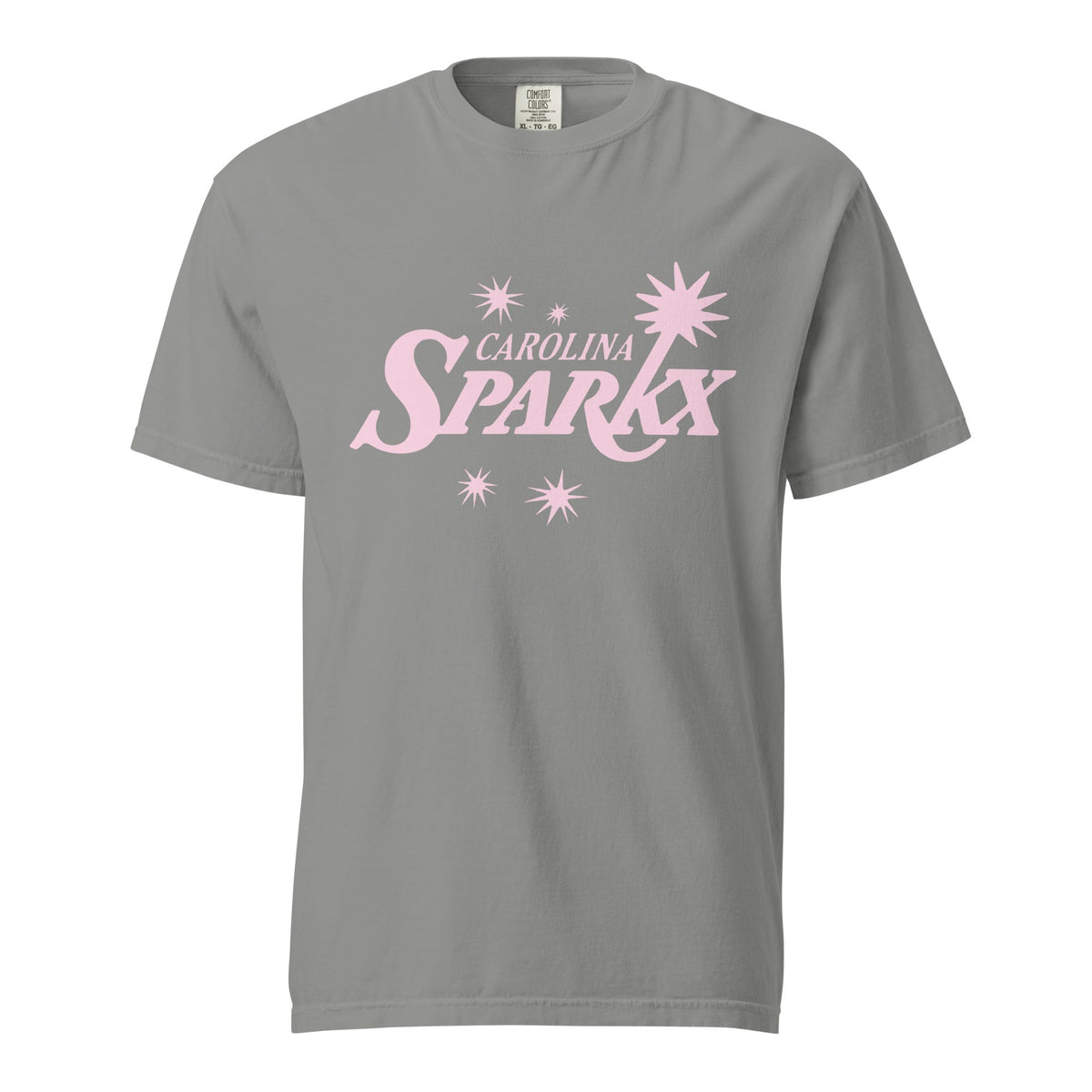 Signature | Comfort Colors T-Shirt | Carolina Sparkx | Modern Script Logo