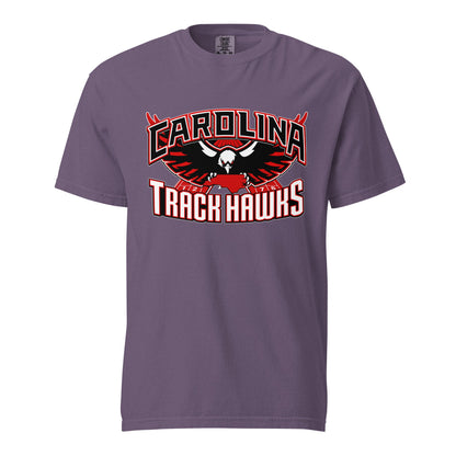 Signature | Comfort Colors T-Shirt | Carolina track Hawks | Emblem Logo