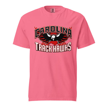 Signature | Comfort Colors T-Shirt | Carolina track Hawks | Emblem Logo