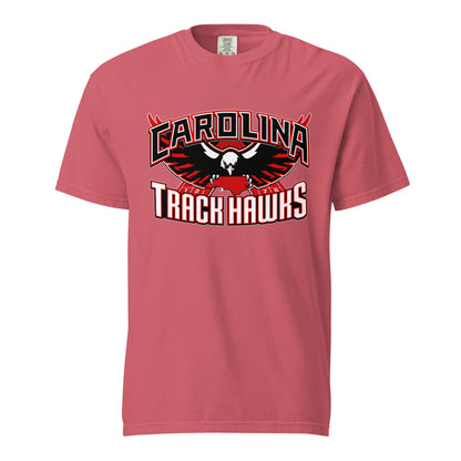 Signature | Comfort Colors T-Shirt | Carolina track Hawks | Emblem Logo