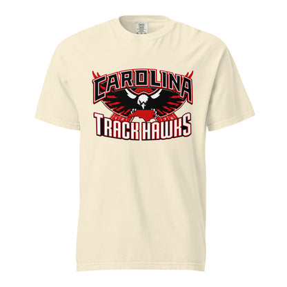 Signature | Comfort Colors T-Shirt | Carolina track Hawks | Emblem Logo