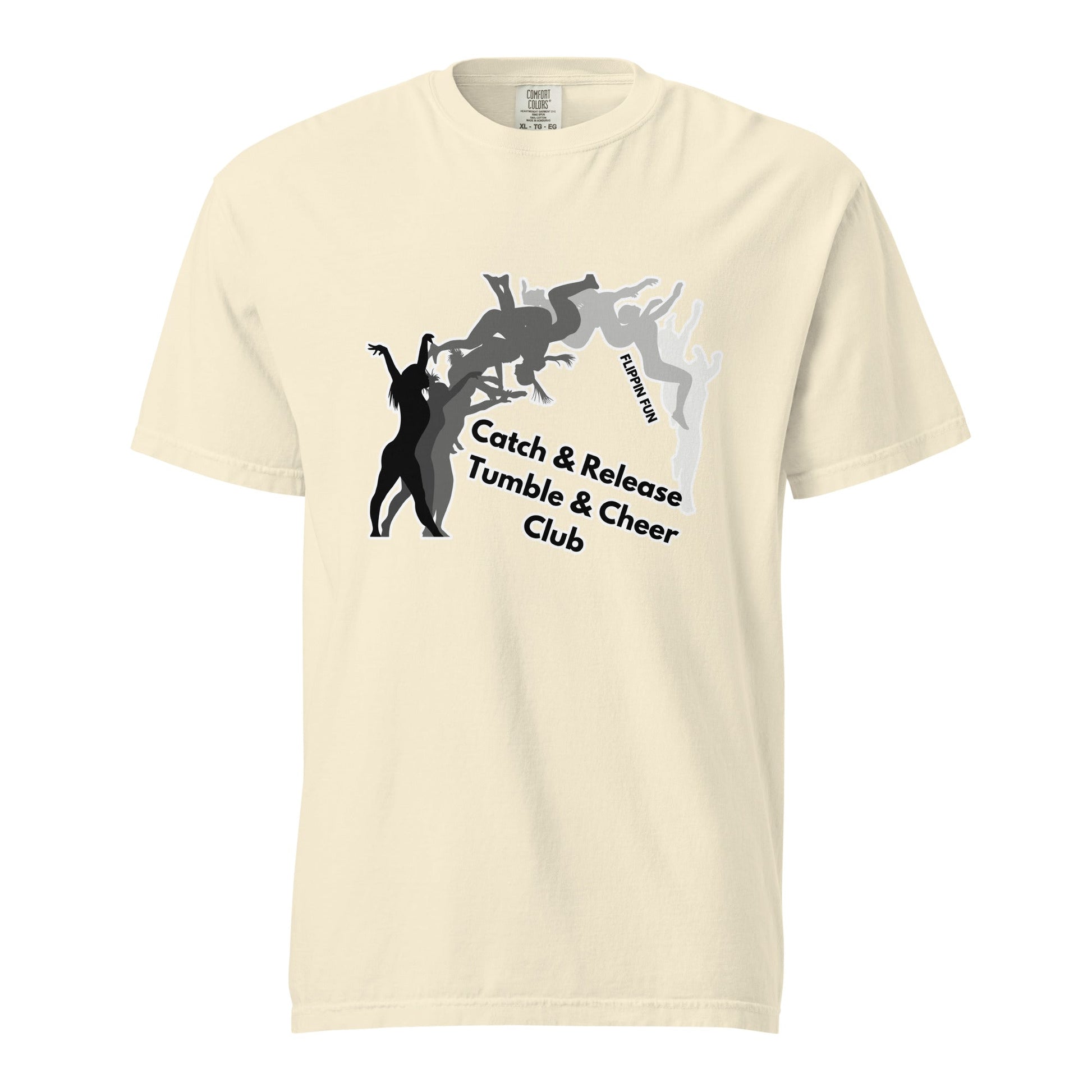 Signature | Comfort Colors T-Shirt | Catch & Release Tumble & Cheer Club | Tumble Logo