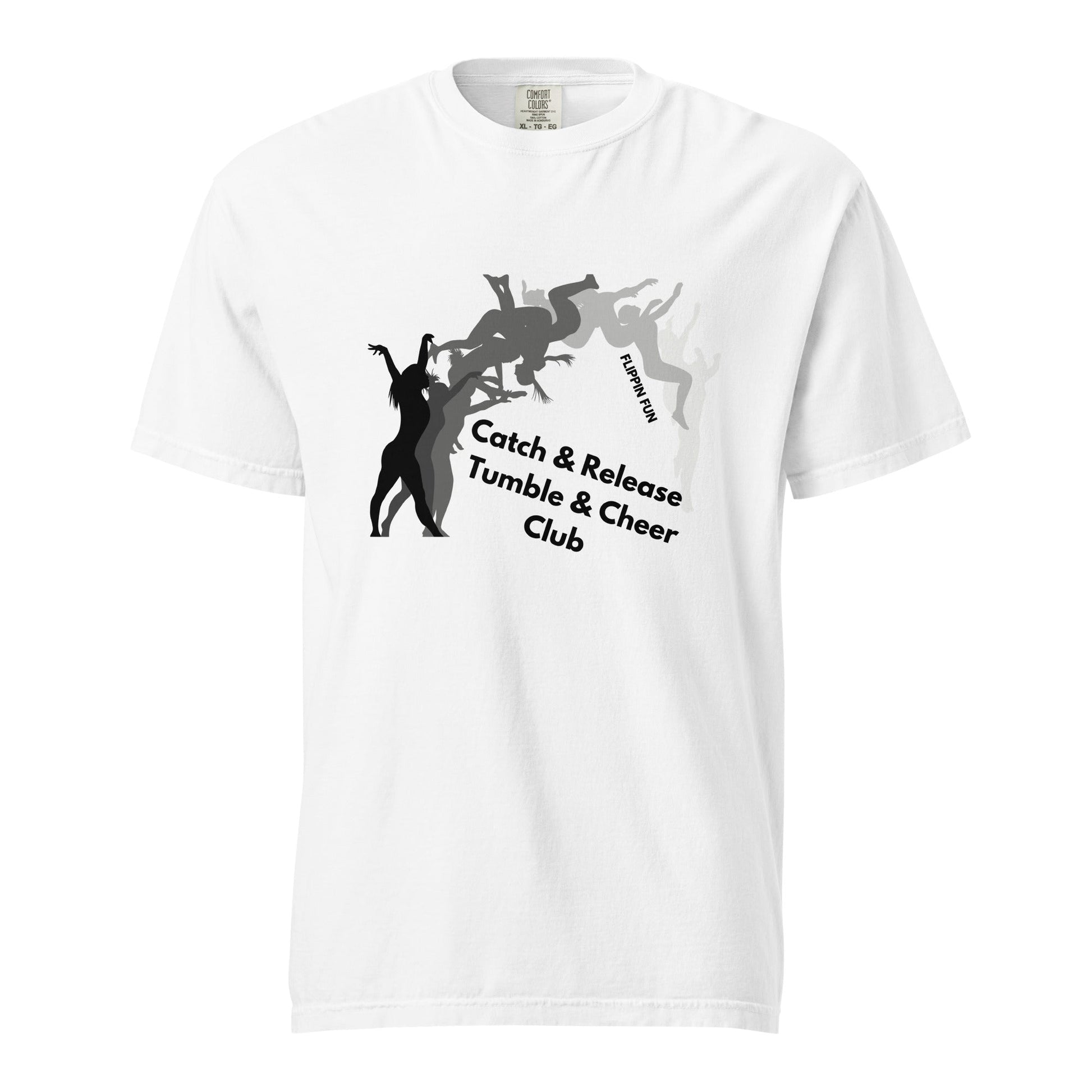 Signature | Comfort Colors T-Shirt | Catch & Release Tumble & Cheer Club | Tumble Logo