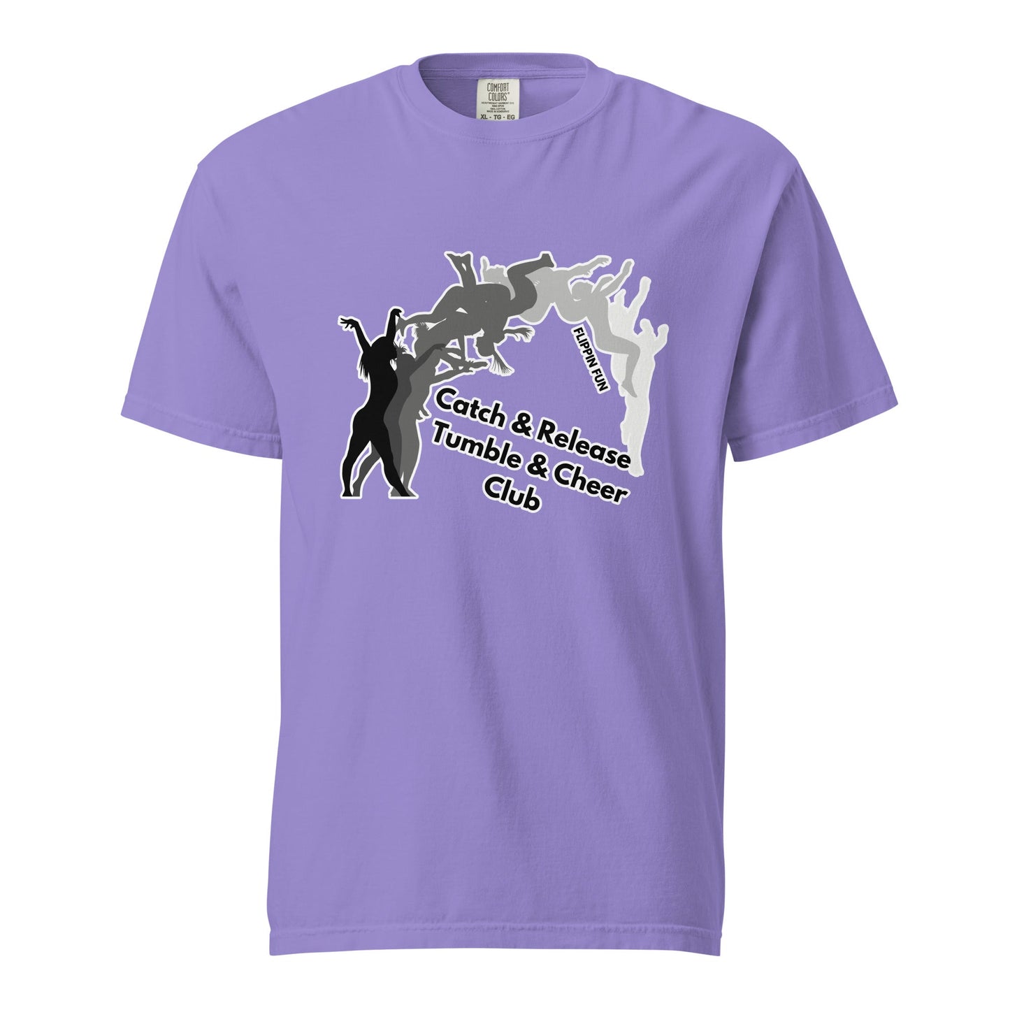 Signature | Comfort Colors T-Shirt | Catch & Release Tumble & Cheer Club | Tumble Logo