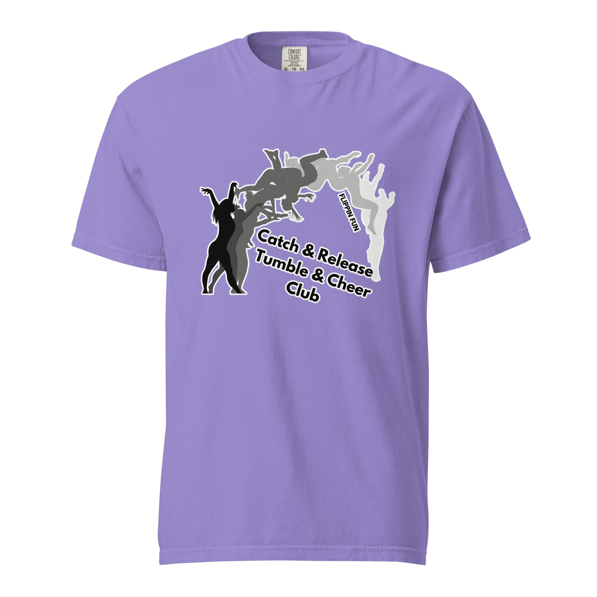 Signature | Comfort Colors T-Shirt | Catch & Release Tumble & Cheer Club | Tumble Logo