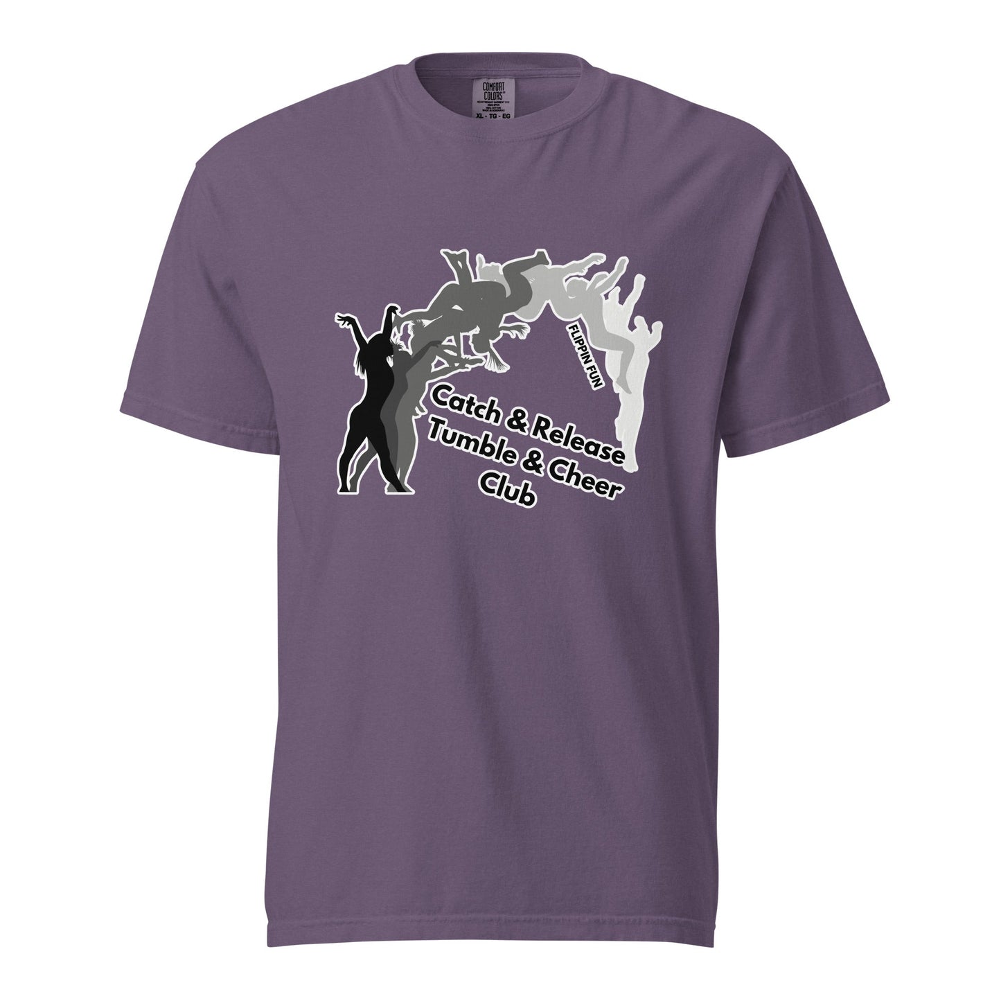 Signature | Comfort Colors T-Shirt | Catch & Release Tumble & Cheer Club | Tumble Logo