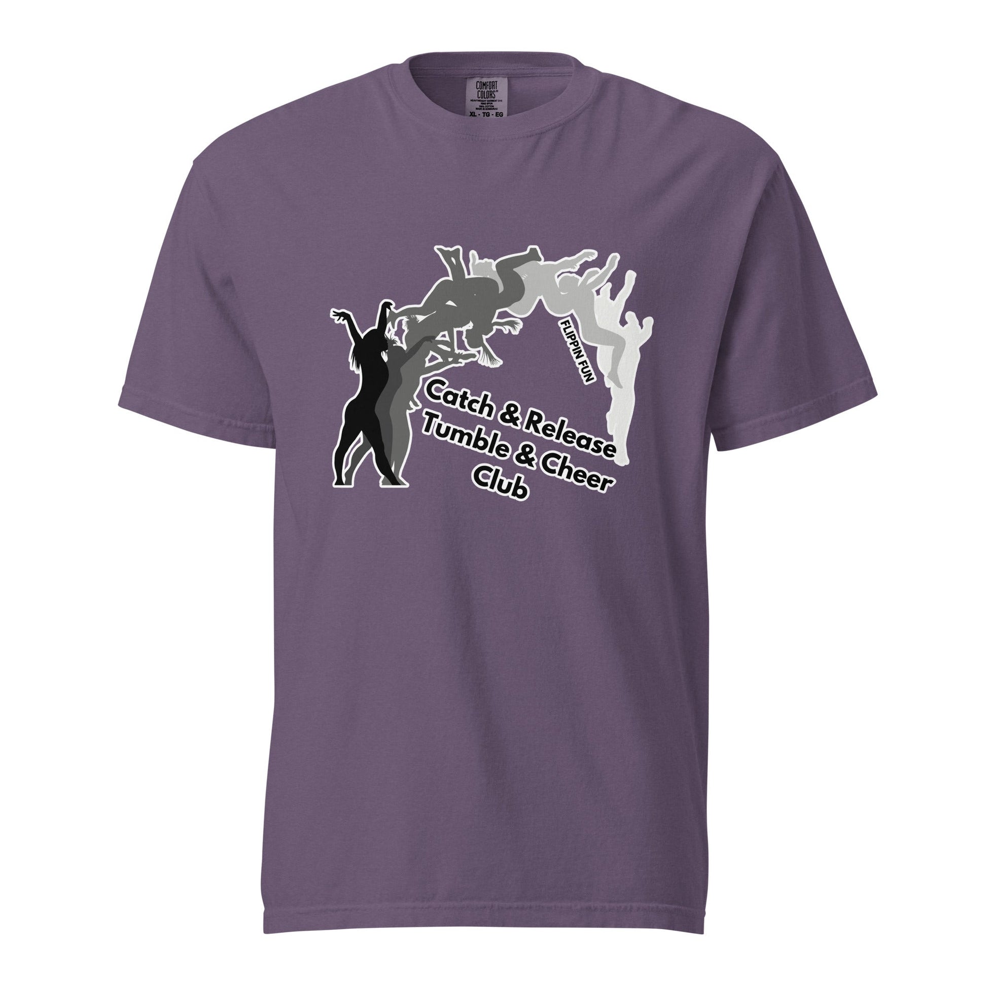 Signature | Comfort Colors T-Shirt | Catch & Release Tumble & Cheer Club | Tumble Logo
