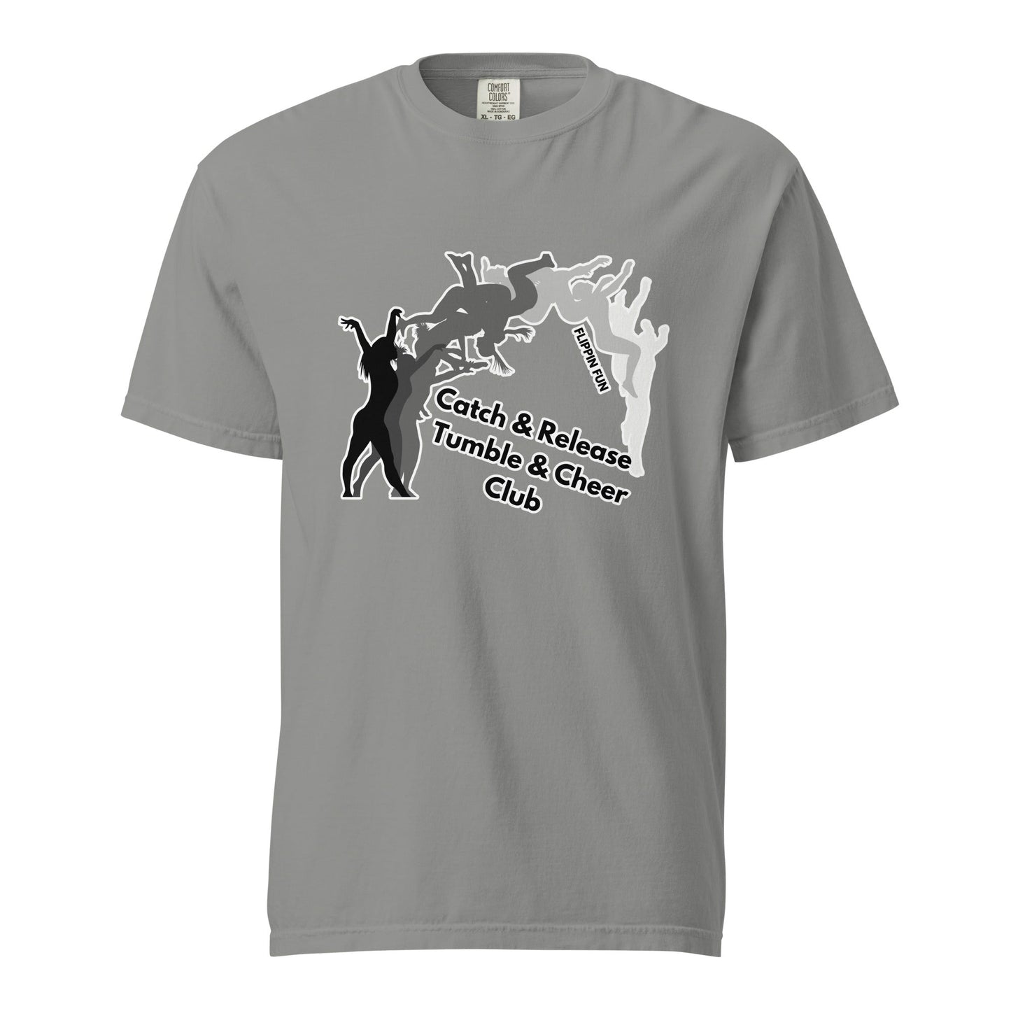 Signature | Comfort Colors T-Shirt | Catch & Release Tumble & Cheer Club | Tumble Logo