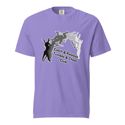 Signature | Comfort Colors T-Shirt | Catch & Release Tumble & Cheer Club | Tumble Logo