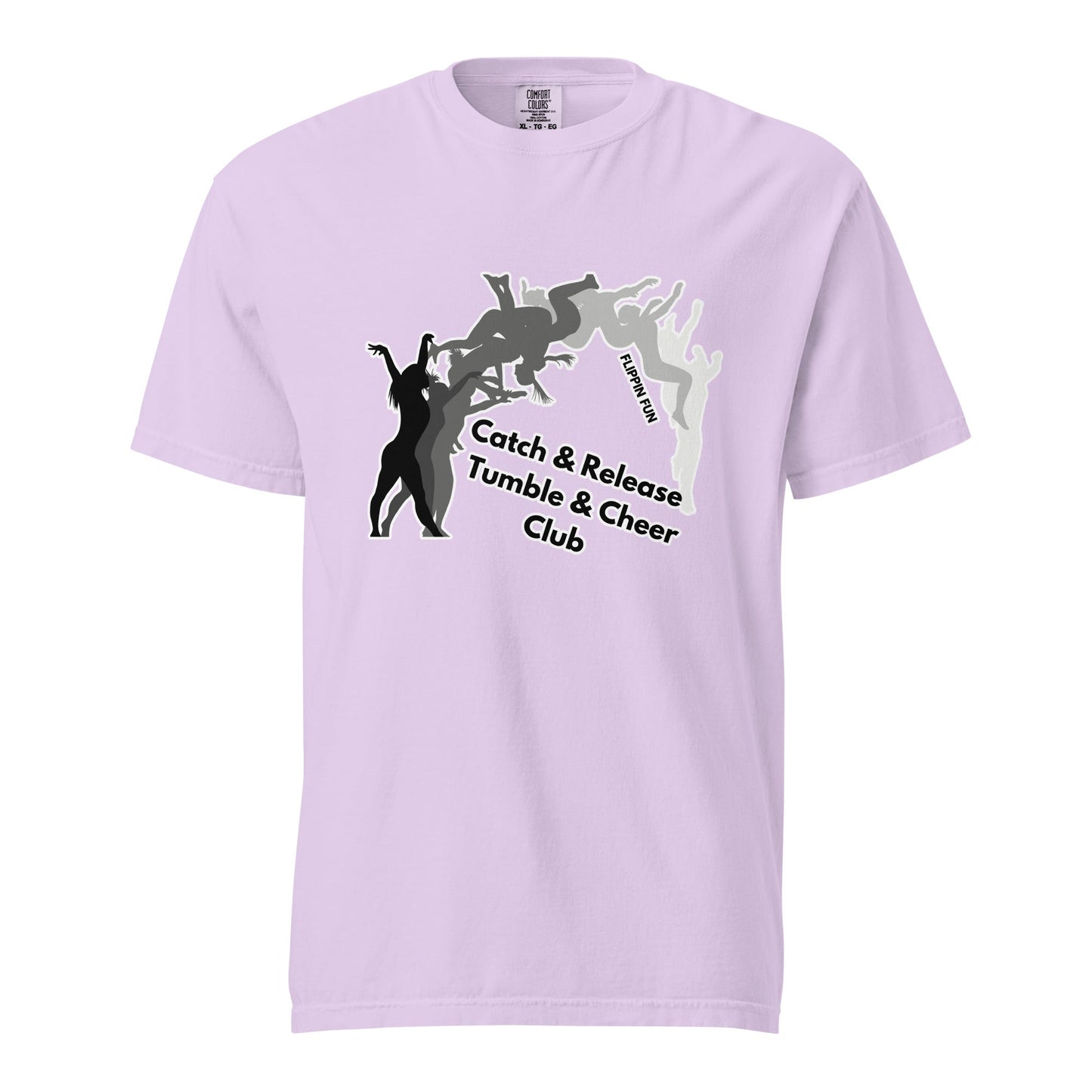 Signature | Comfort Colors T-Shirt | Catch & Release Tumble & Cheer Club | Tumble Logo