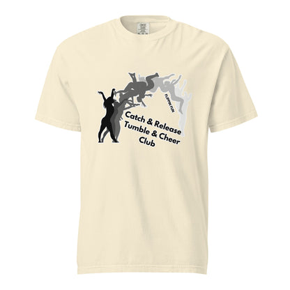 Signature | Comfort Colors T-Shirt | Catch & Release Tumble & Cheer Club | Tumble Logo