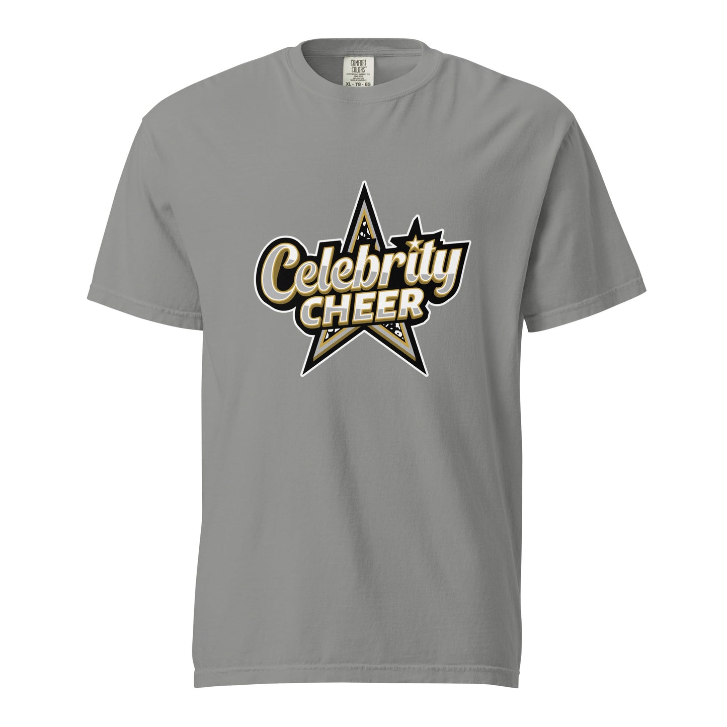 Signature | Comfort Colors T-Shirt | Celebrity Cheer | Celebrity Cheer Logo
