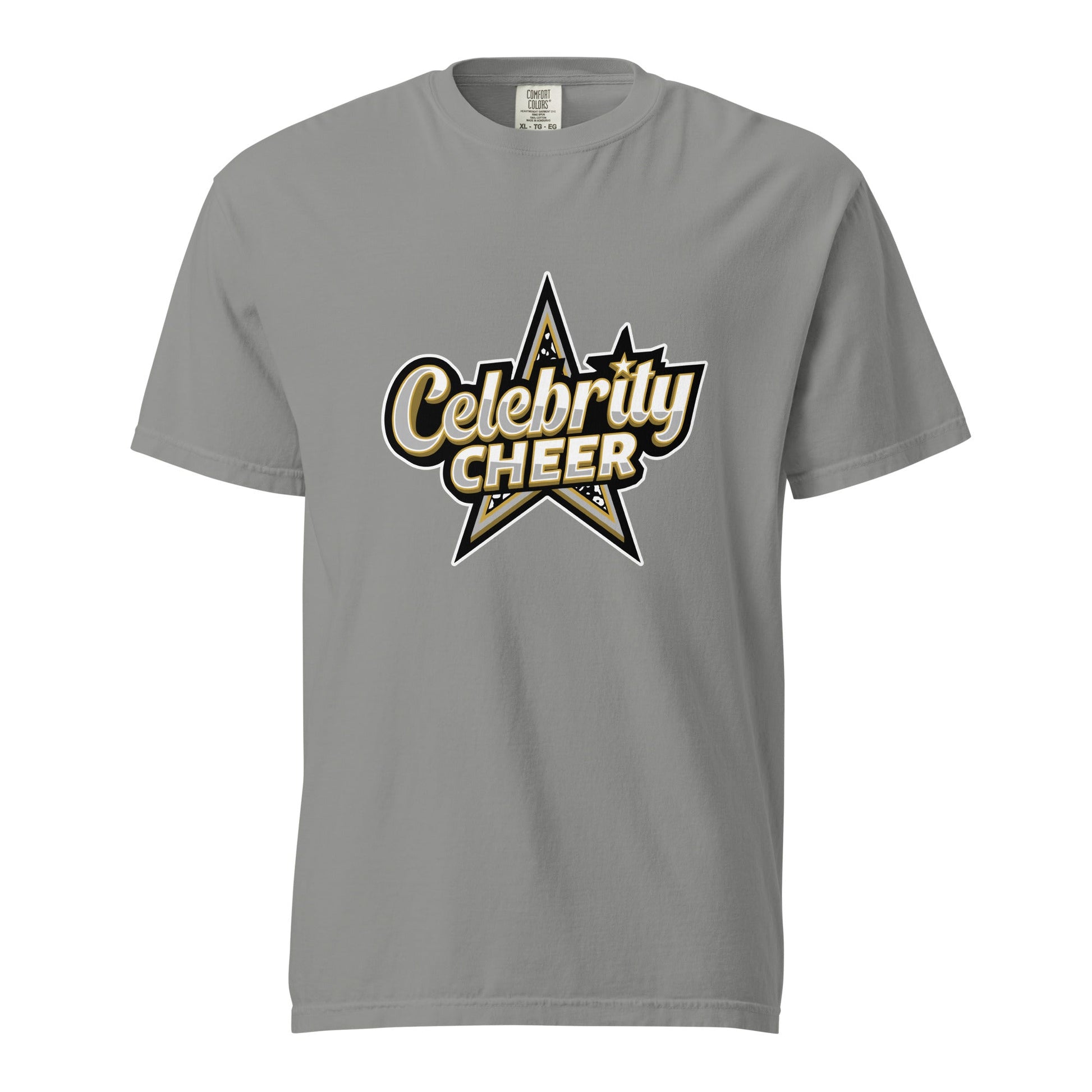 Signature | Comfort Colors T-Shirt | Celebrity Cheer | Celebrity Cheer Logo
