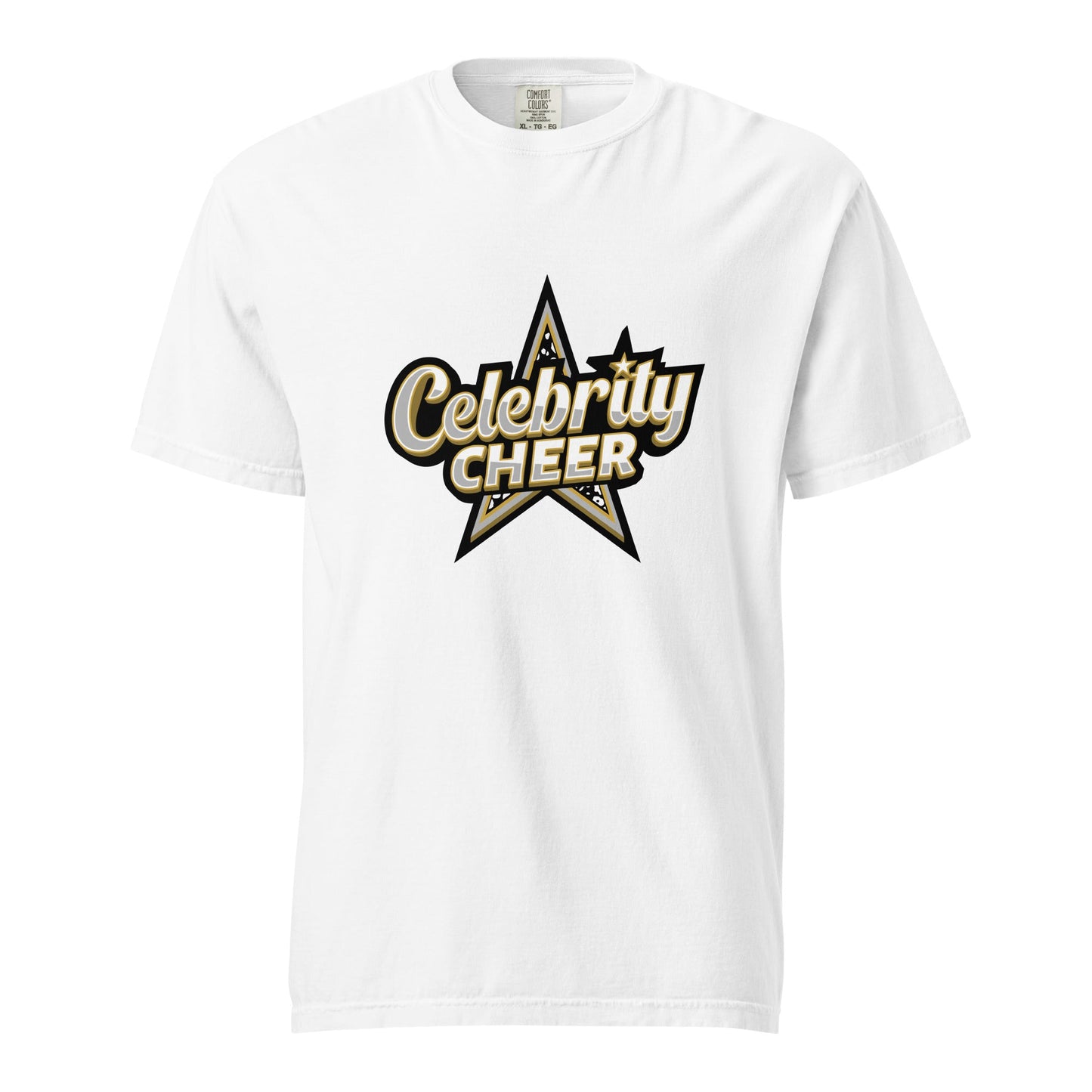 Signature | Comfort Colors T-Shirt | Celebrity Cheer | Celebrity Cheer Logo