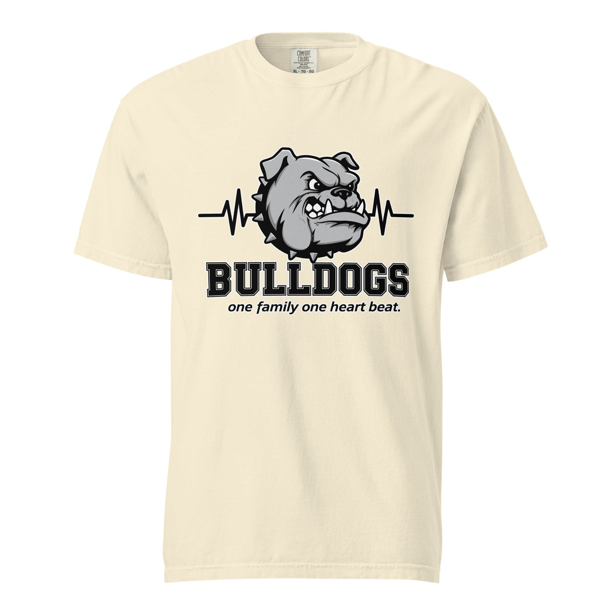 Signature | Comfort Colors T-Shirt | Celina Recreational Football Black | Bulldogs Crest Logo