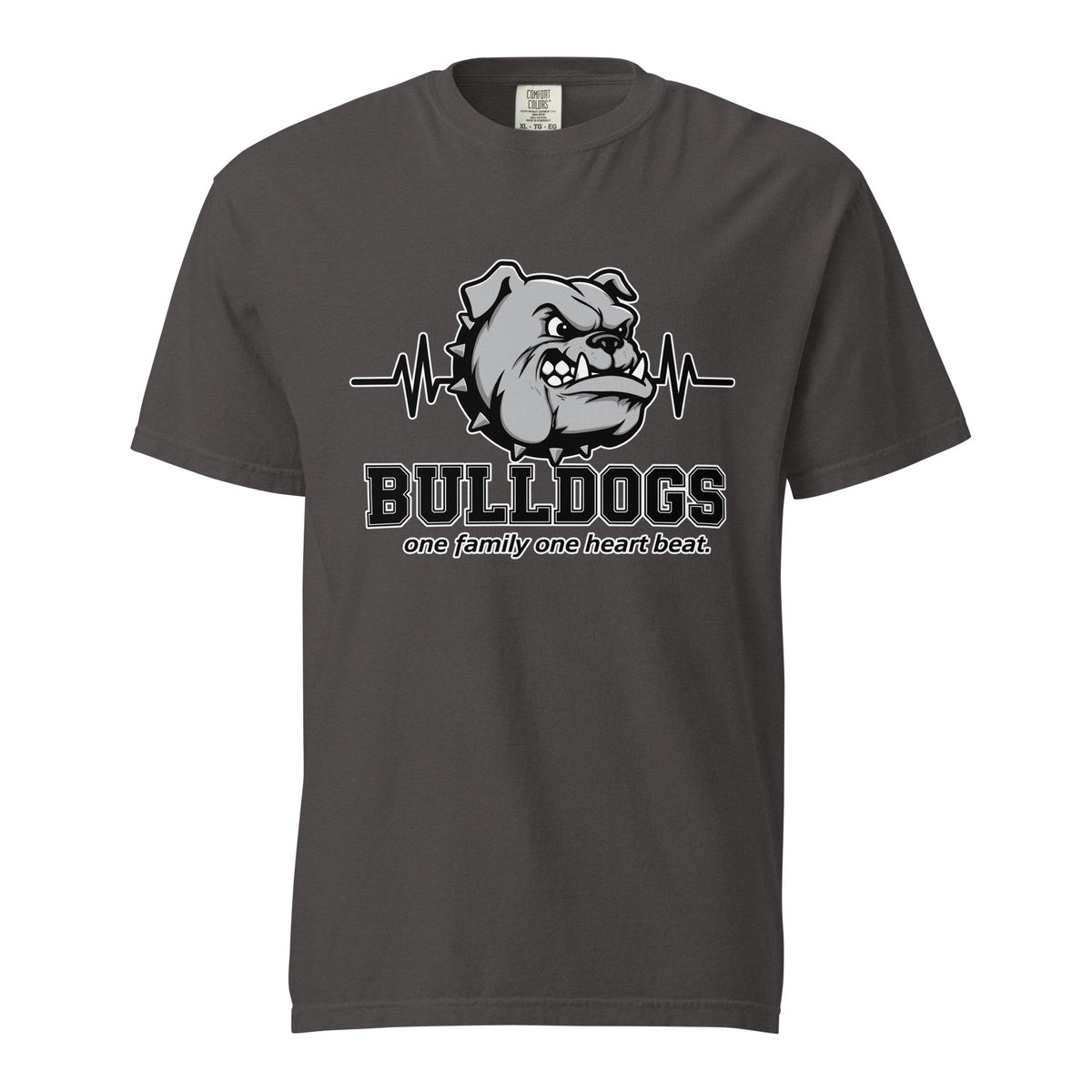 Signature | Comfort Colors T-Shirt | Celina Recreational Football Black | Bulldogs Crest Logo