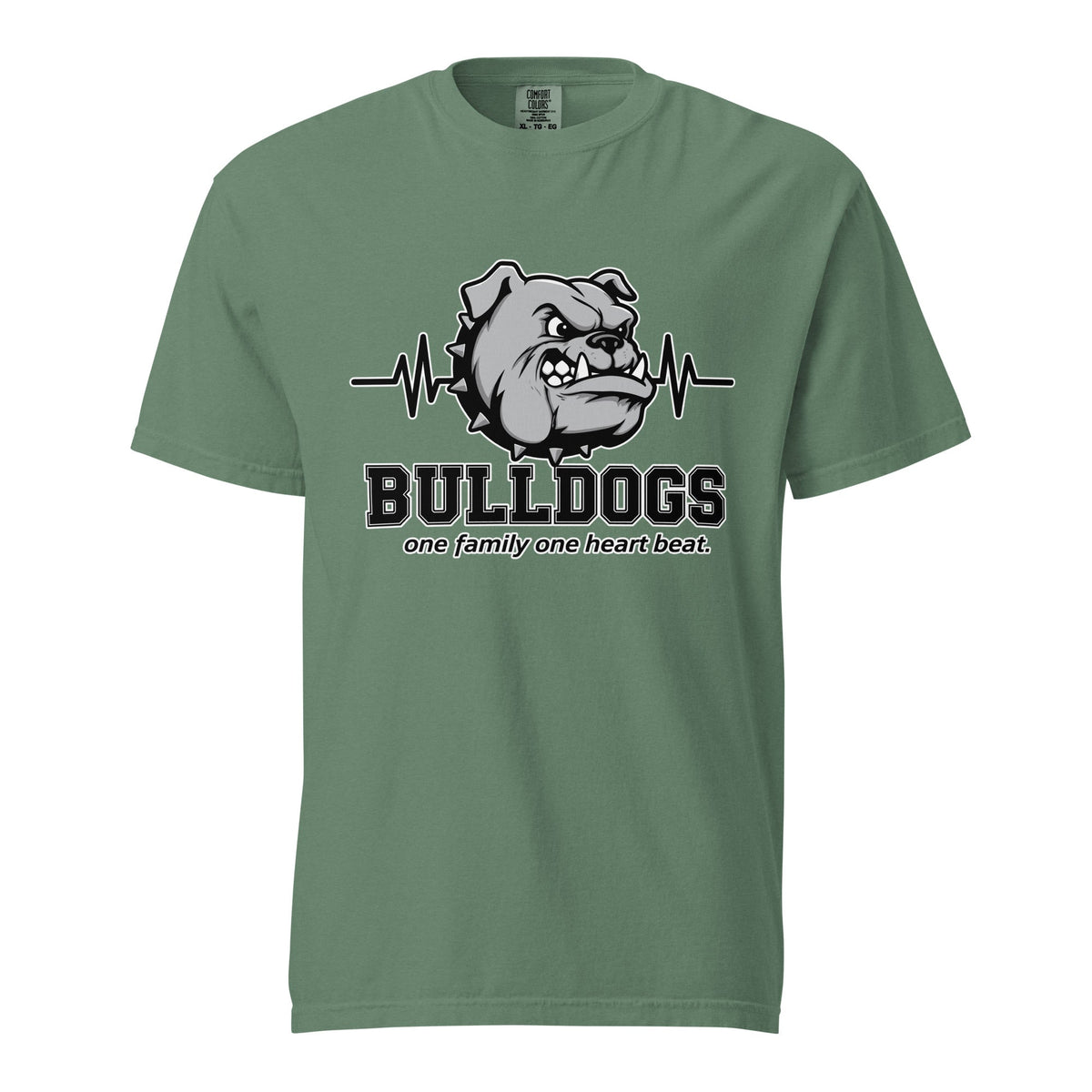 Signature | Comfort Colors T-Shirt | Celina Recreational Football Black | Bulldogs Crest Logo