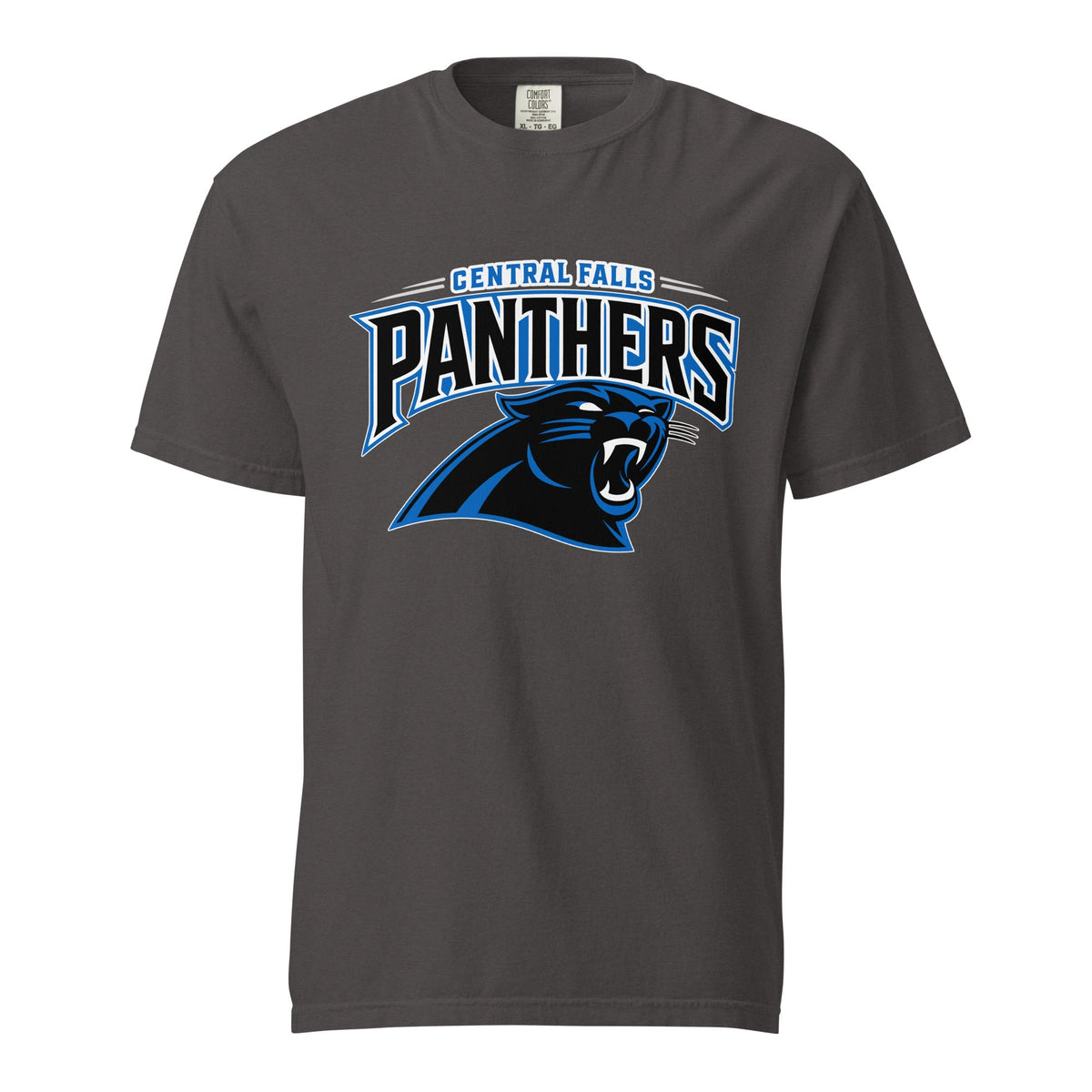 Signature | Comfort Colors T-Shirt | Central Falls Panthers | Emblem Logo