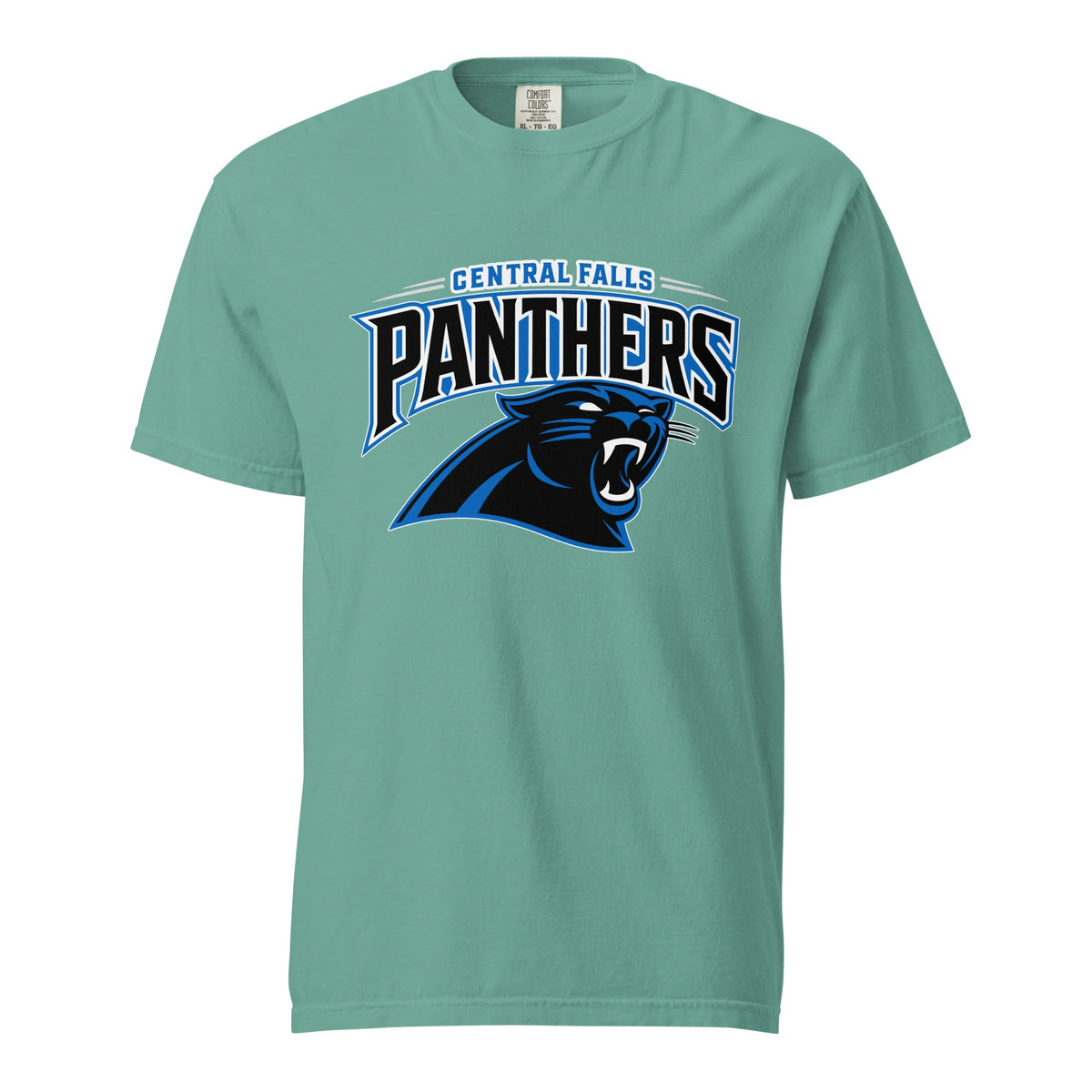 Signature | Comfort Colors T-Shirt | Central Falls Panthers | Emblem Logo