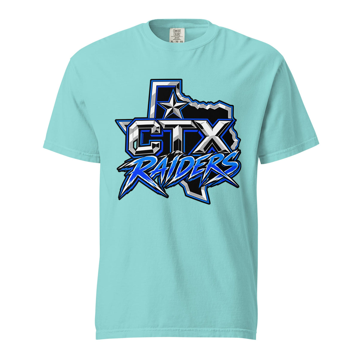 Signature | Comfort Colors T-Shirt | Central Texas Raiders | Crest Logo